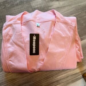 Meuponc Mastectomy Pink Lightweight Robe